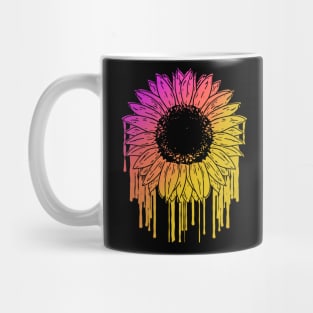 Raimbow Sunflowers flowers pink cool Mug